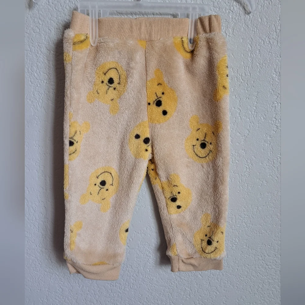 Disney Winnie The Pooh Fuzzy Soft Sweater And Pants Matching Set Size 6M